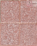 Adoquin 20x20x8 abujardado granitico ROJO
